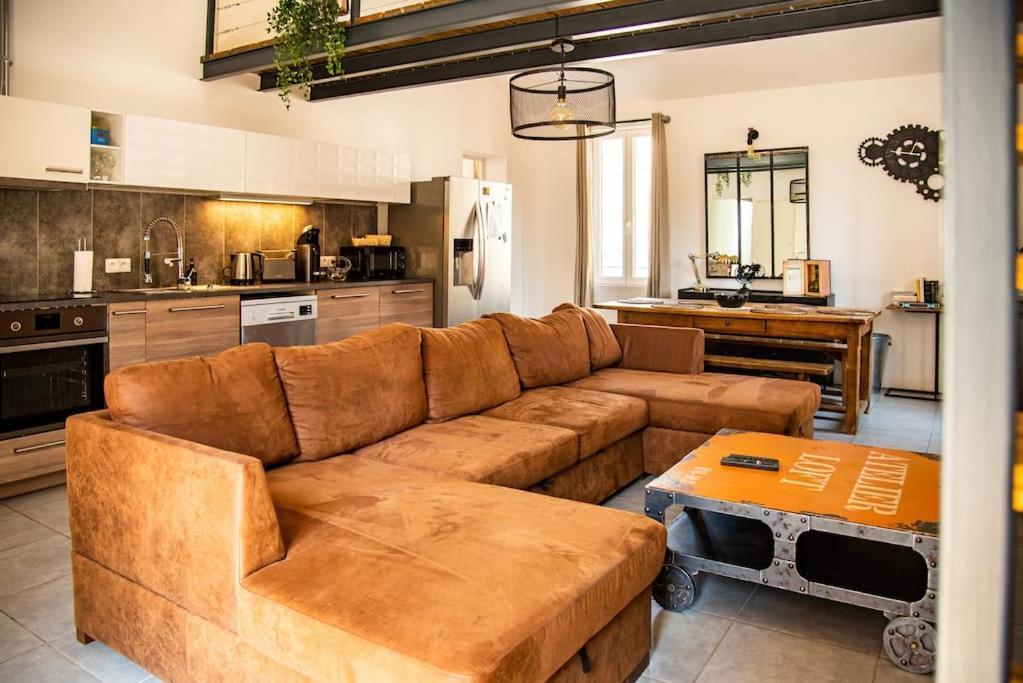 Loft 90 m2 cosy au calme avec terrasse et parking Villa Avignon Eksteriør bilde