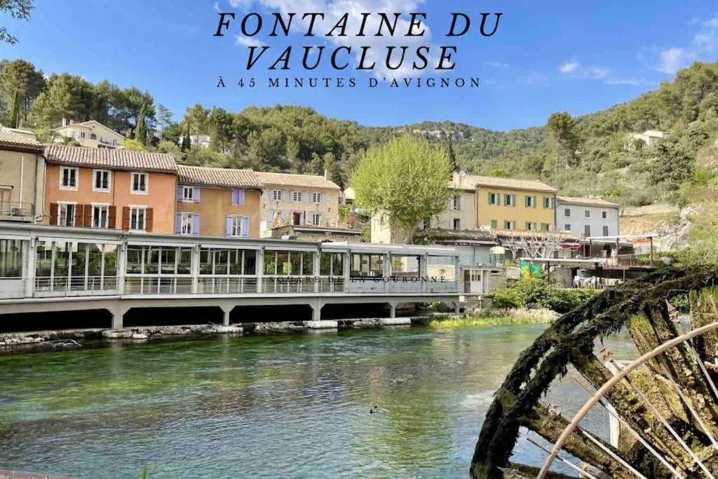 Loft 90 m2 cosy au calme avec terrasse et parking Villa Avignon Eksteriør bilde